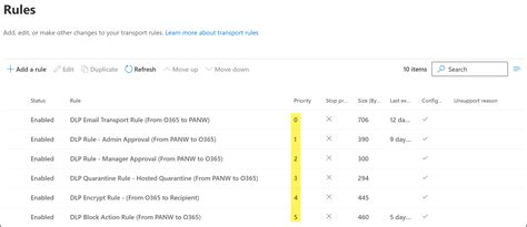 exchange online transport rules|create transport rule.